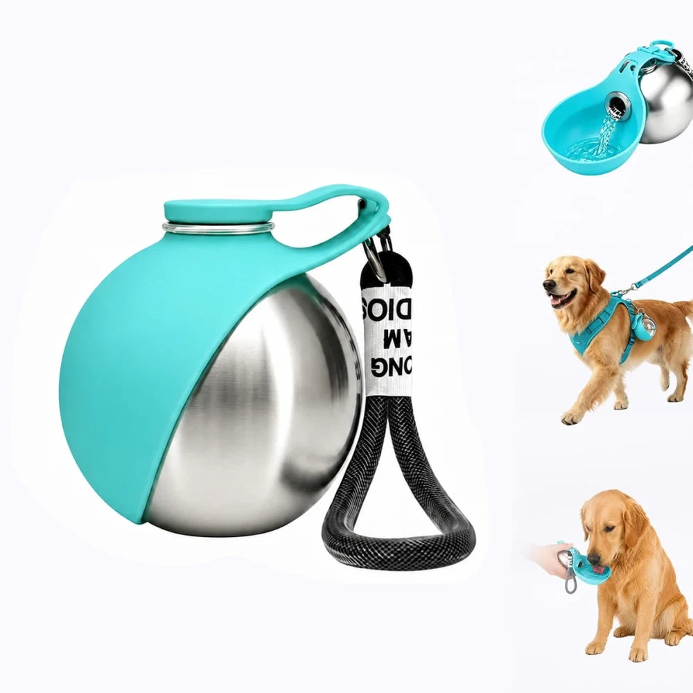 Stainless Steel Pet Travel Water Bottle