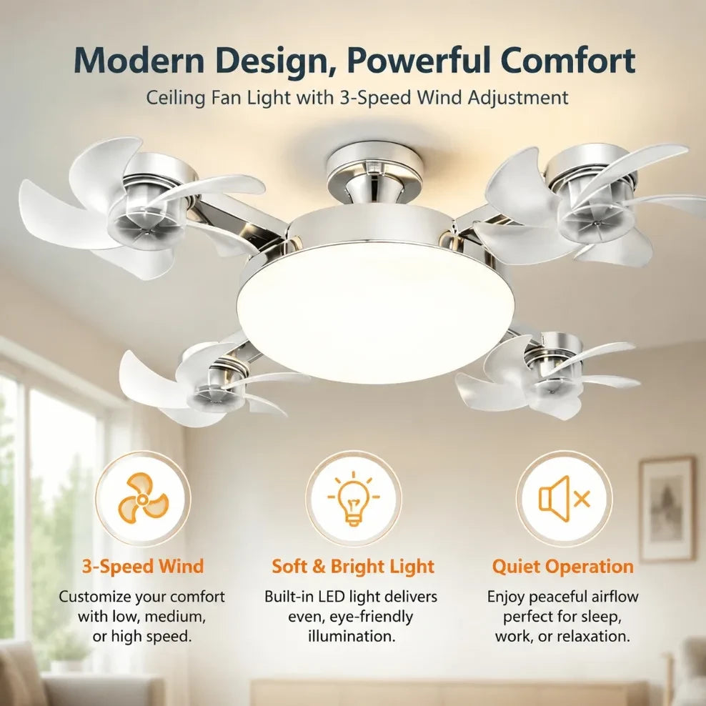 Remote Control Ceiling Fan Lamp