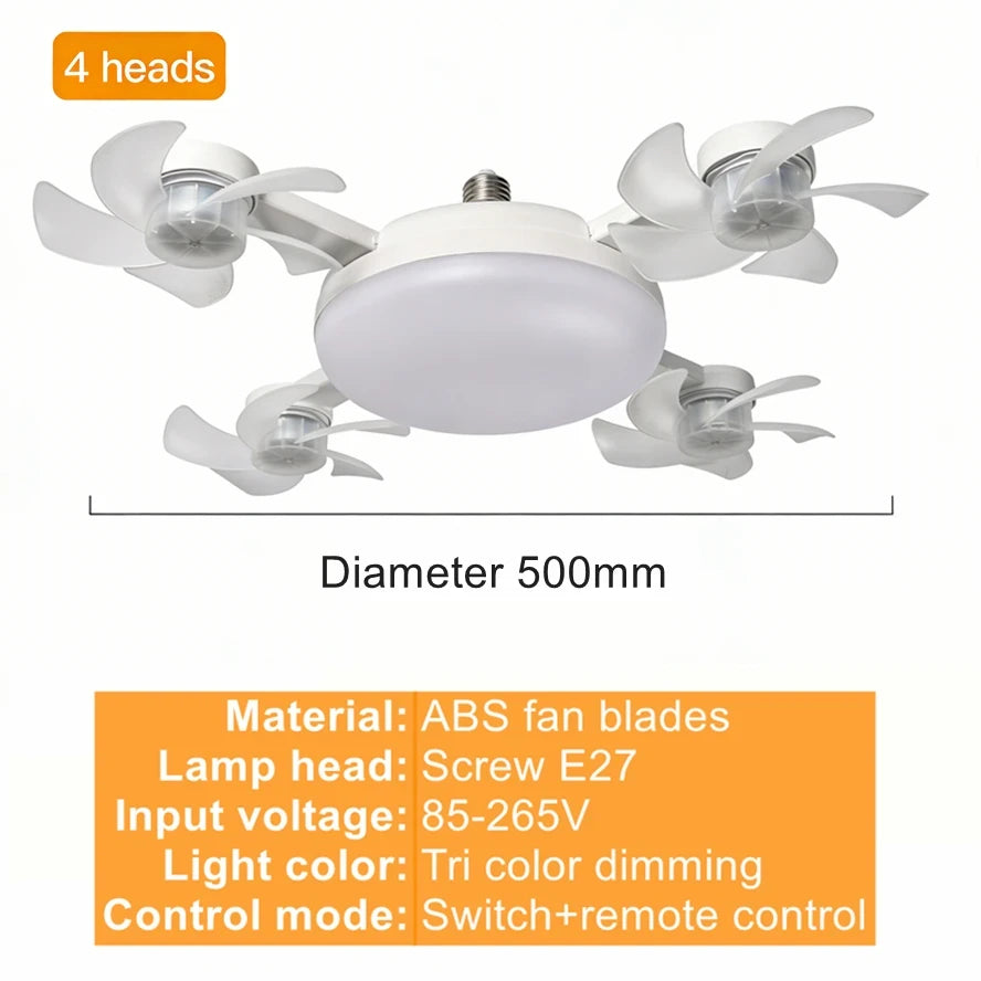 Remote Control Ceiling Fan Lamp