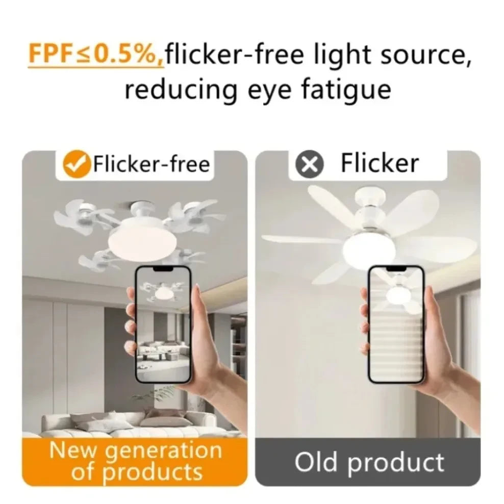 Remote Control Ceiling Fan Lamp