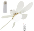 Ventilador de techo enroscable con luz LED